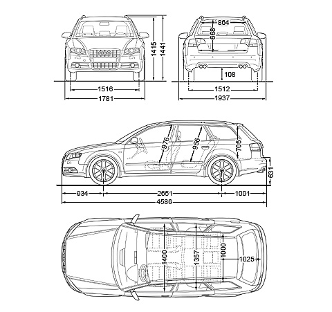 Клиренс ауди а4. Габариты Ауди а6 с5 универсал. Ауди а4 универсал Размеры.