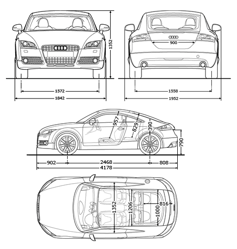 Клиренс ауди а4. Audi TT 1998 Blueprint. Audi TT 8n чертеж. Audi TT 2011 Blueprint. Ауди ТТ 2001 схема.