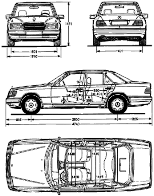 Мерседес кабан чертеж